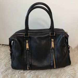 Authentic Michael Kors Black handbag w/strap